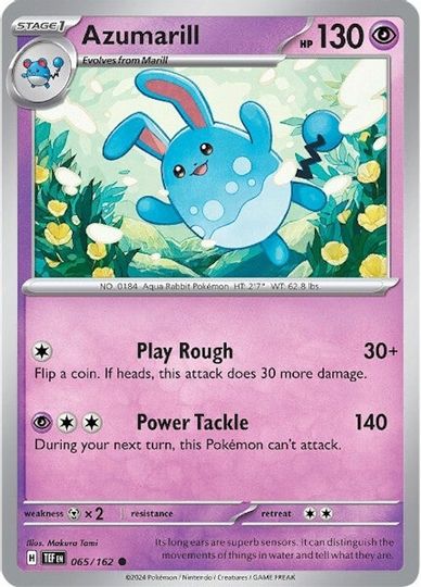 Azumarill - 065/162 - Common