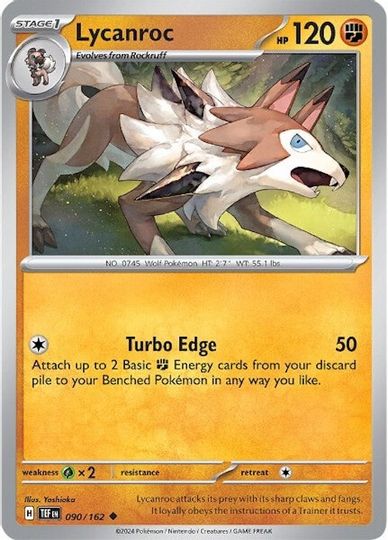 Lycanroc - 090/162 - Uncommon